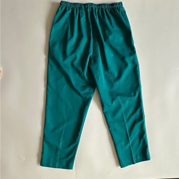 ALIA Size 14 Women’s Elastic Waist Solid Color 2Pocket Front Dress Pant - Picture 2 of 11